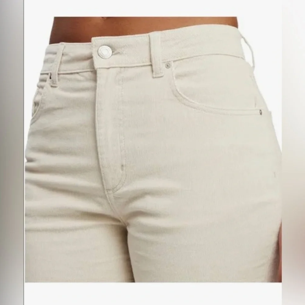 Cotton On Women's porcelain cream Cord Wide-Leg corduroy Jeans pants size 18 new